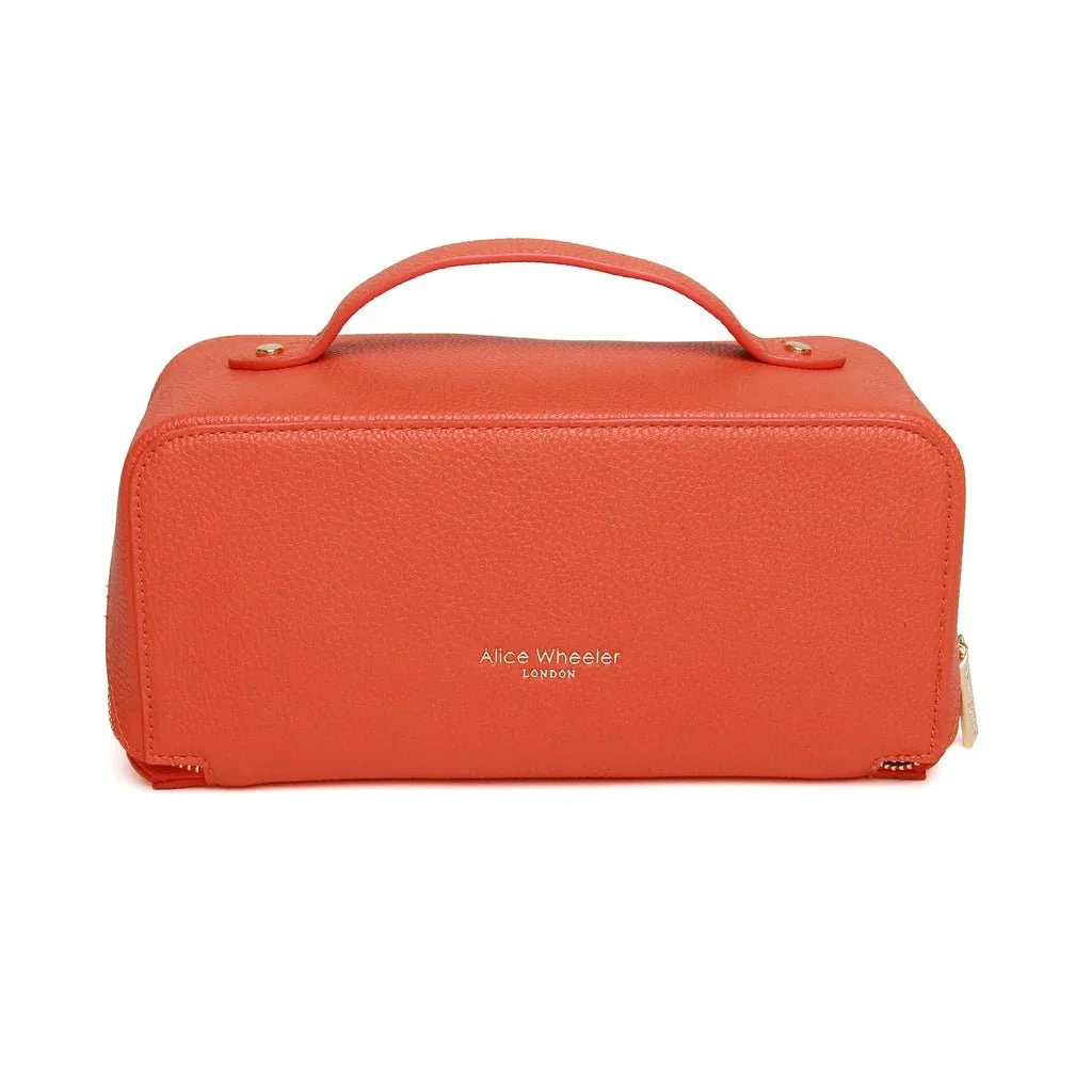 Alice Wheeler London Orange Train Case
