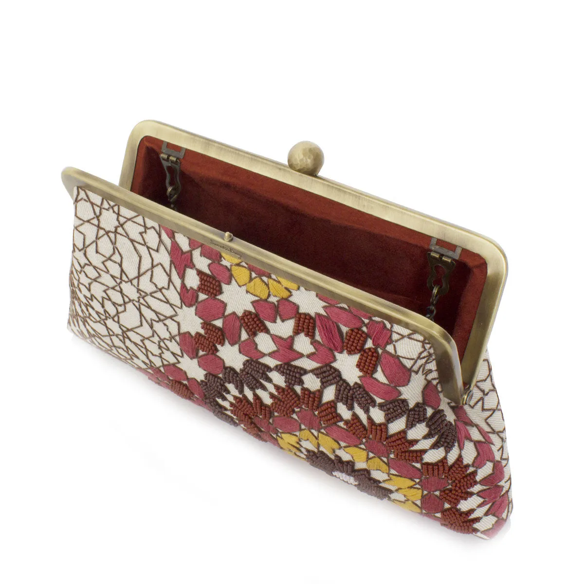ARABESQUE BURGUNDY CLASSIC BAG