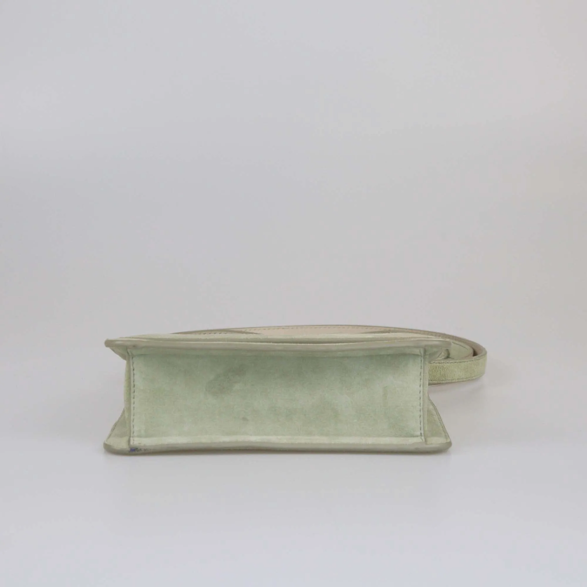 Brunello Cucinelli Light Green Monili Crossbody Bag