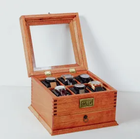 Cedar Watch Box for 6 Watches with Drawer