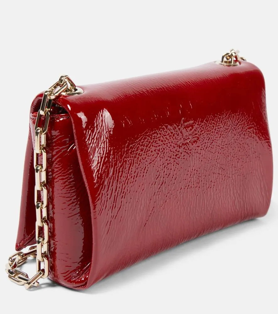 Christian Louboutin Loubi54 patent leather clutch