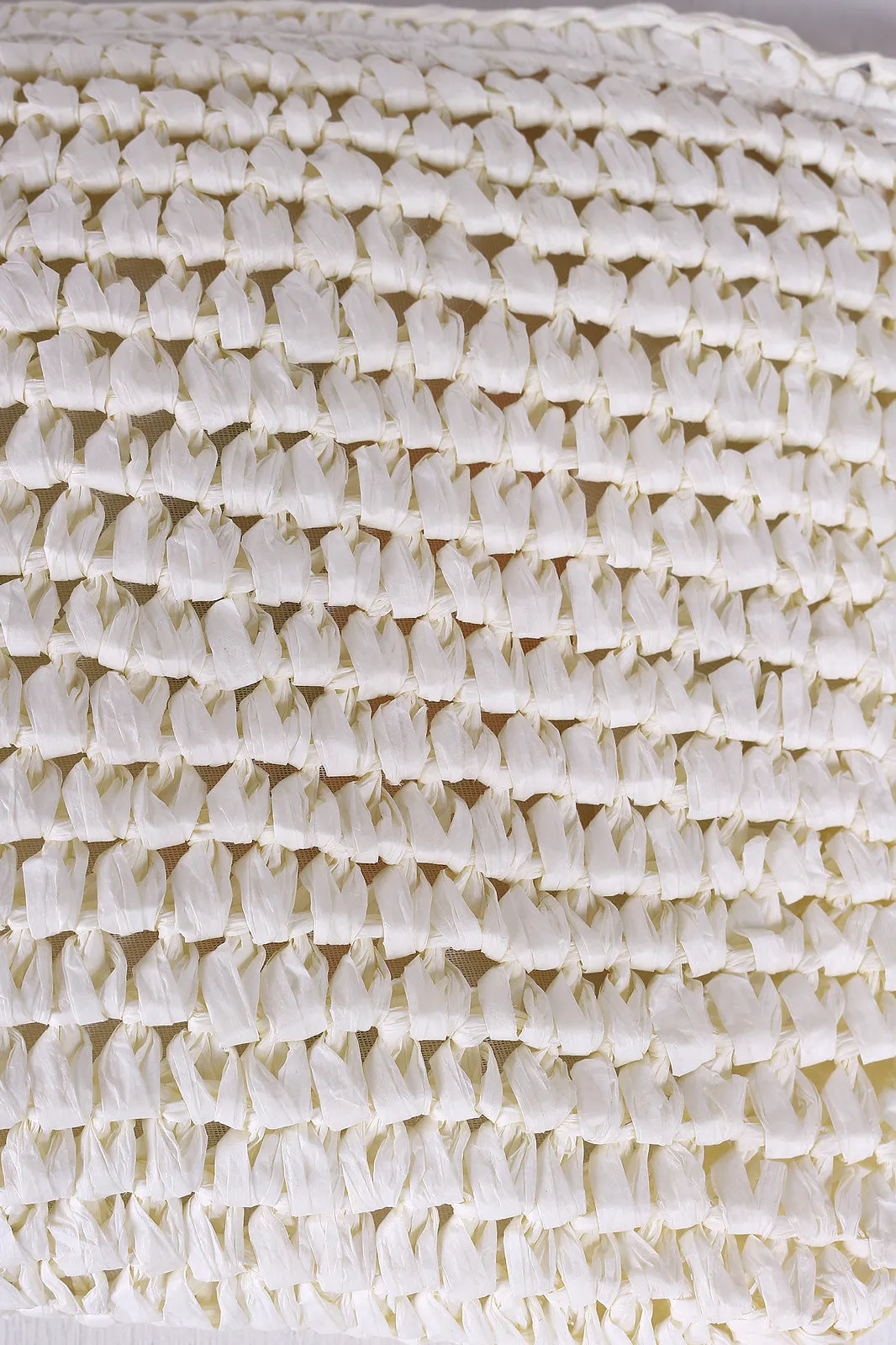 Crochet Paper Straw Tassel Clutch