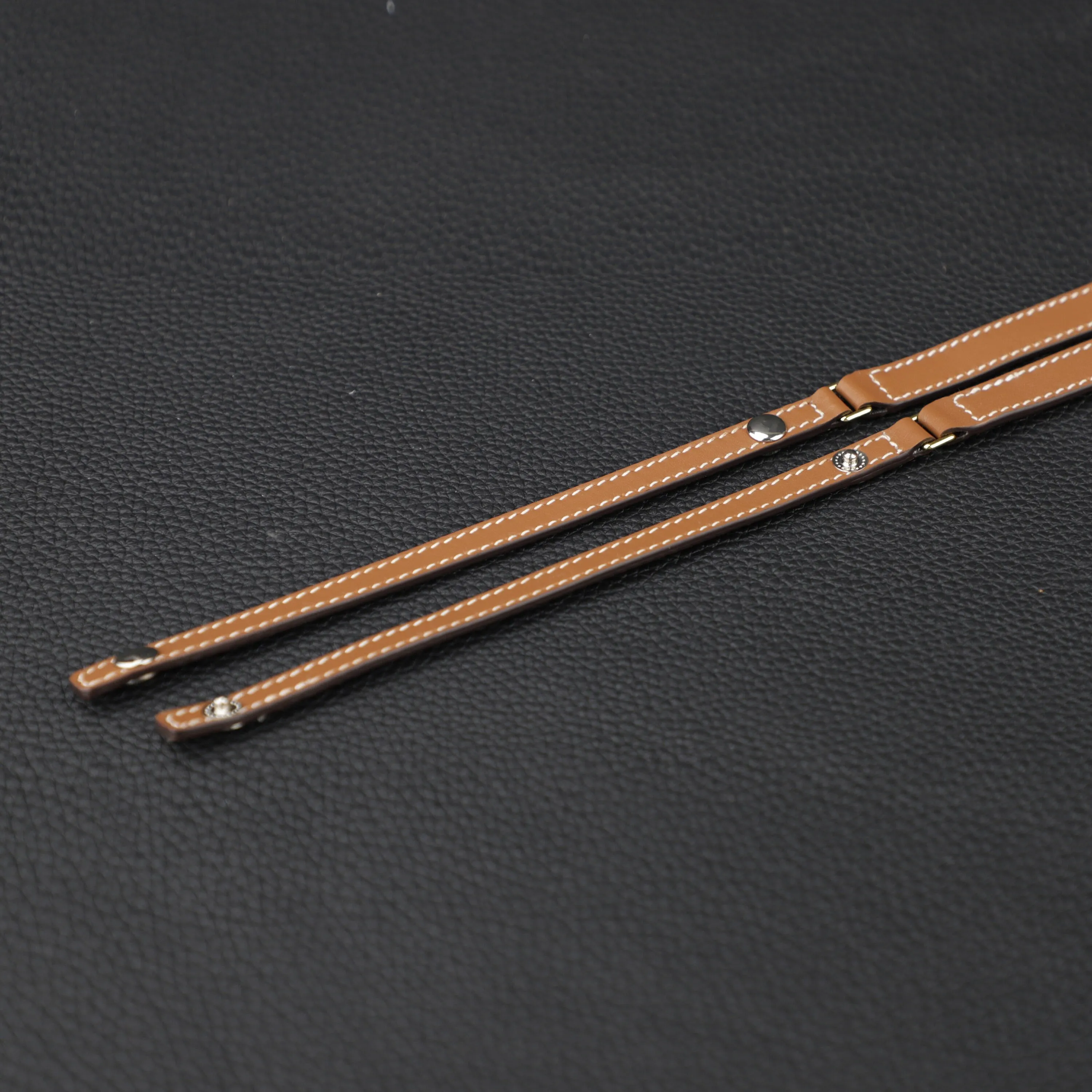 Handmade The Gold Swift Leather shoulder strap for Triomphe Strap Bag,customize the insert part leather match more handbag