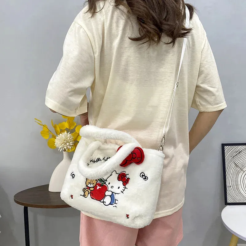 Kawaii Plush Cross Body Bags