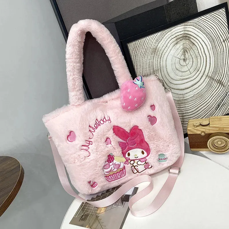 Kawaii Plush Cross Body Bags