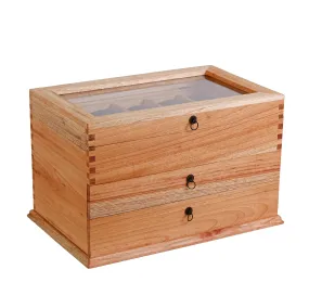 Large Cedar Watch Box for 20 Watches