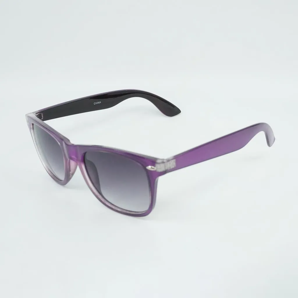 Liena Metallic Wayfarer Sunglasses