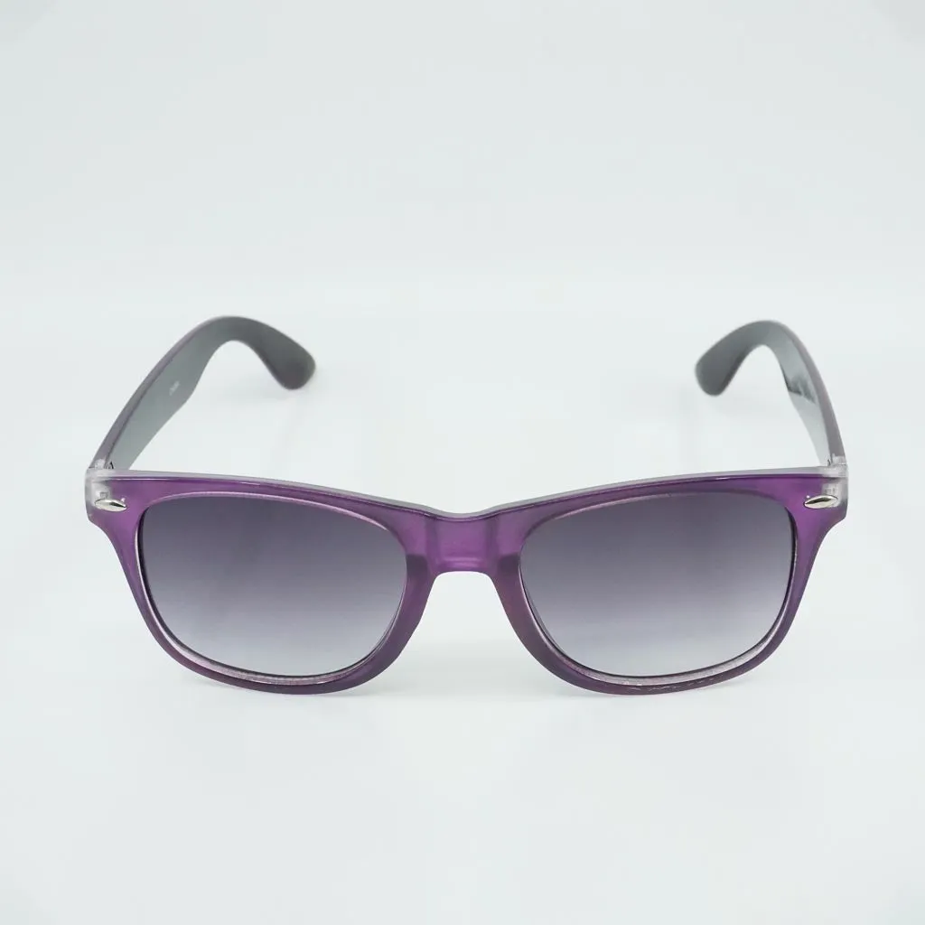 Liena Metallic Wayfarer Sunglasses