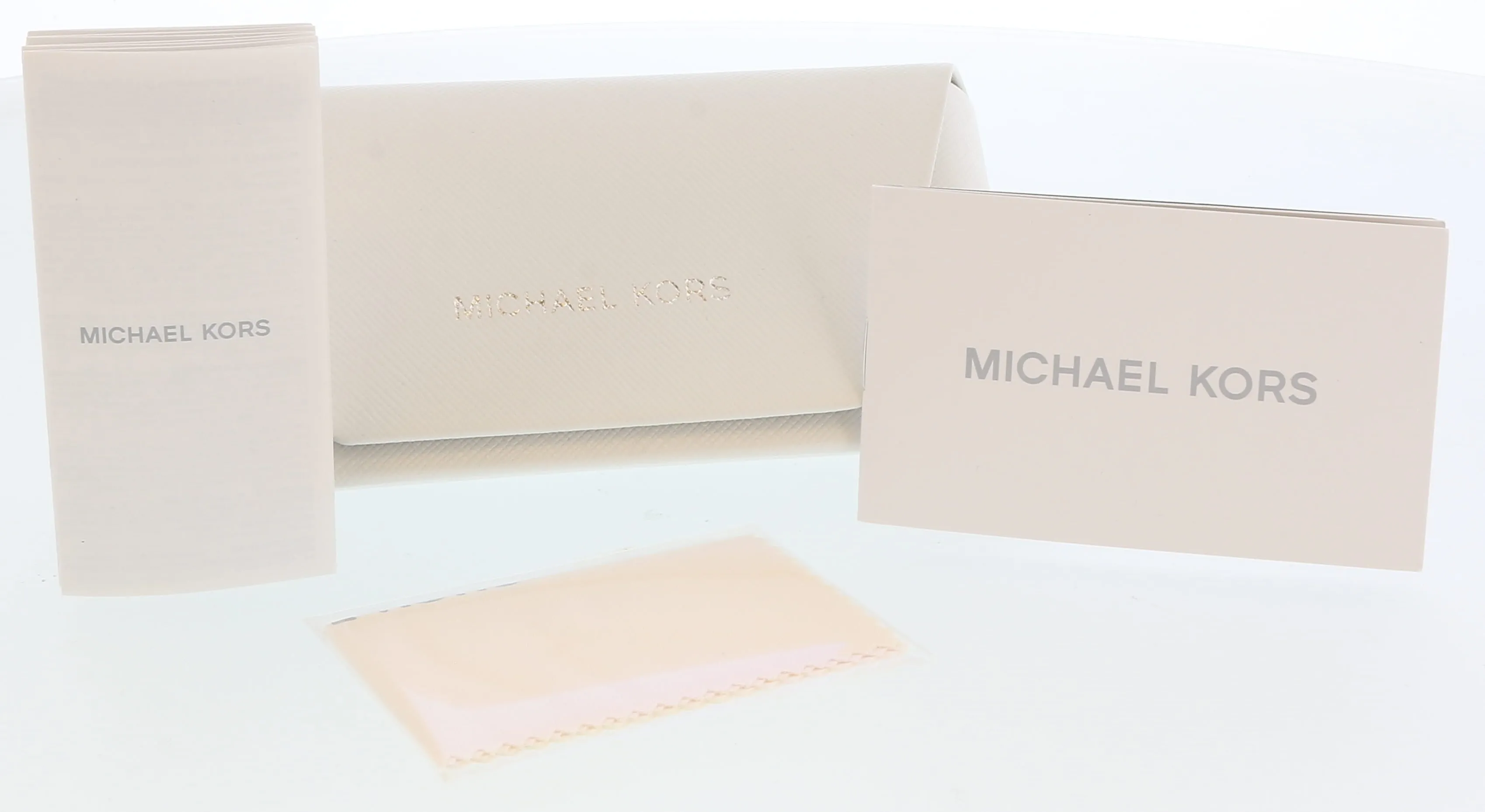 Michael Kors 0MK1035 11537V55 St Lucia Cat Eye Full Rim Silver Sunglasses