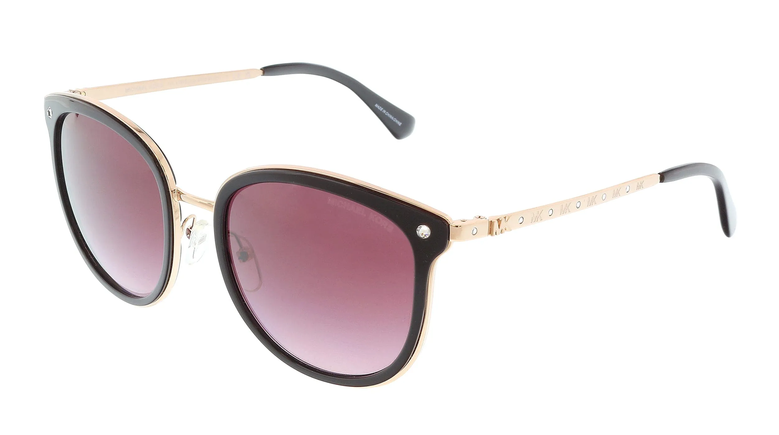 Michael Kors 0MK1099B 33448H Adrianna Purple Red Cat Eye Full Rim Sunglasses