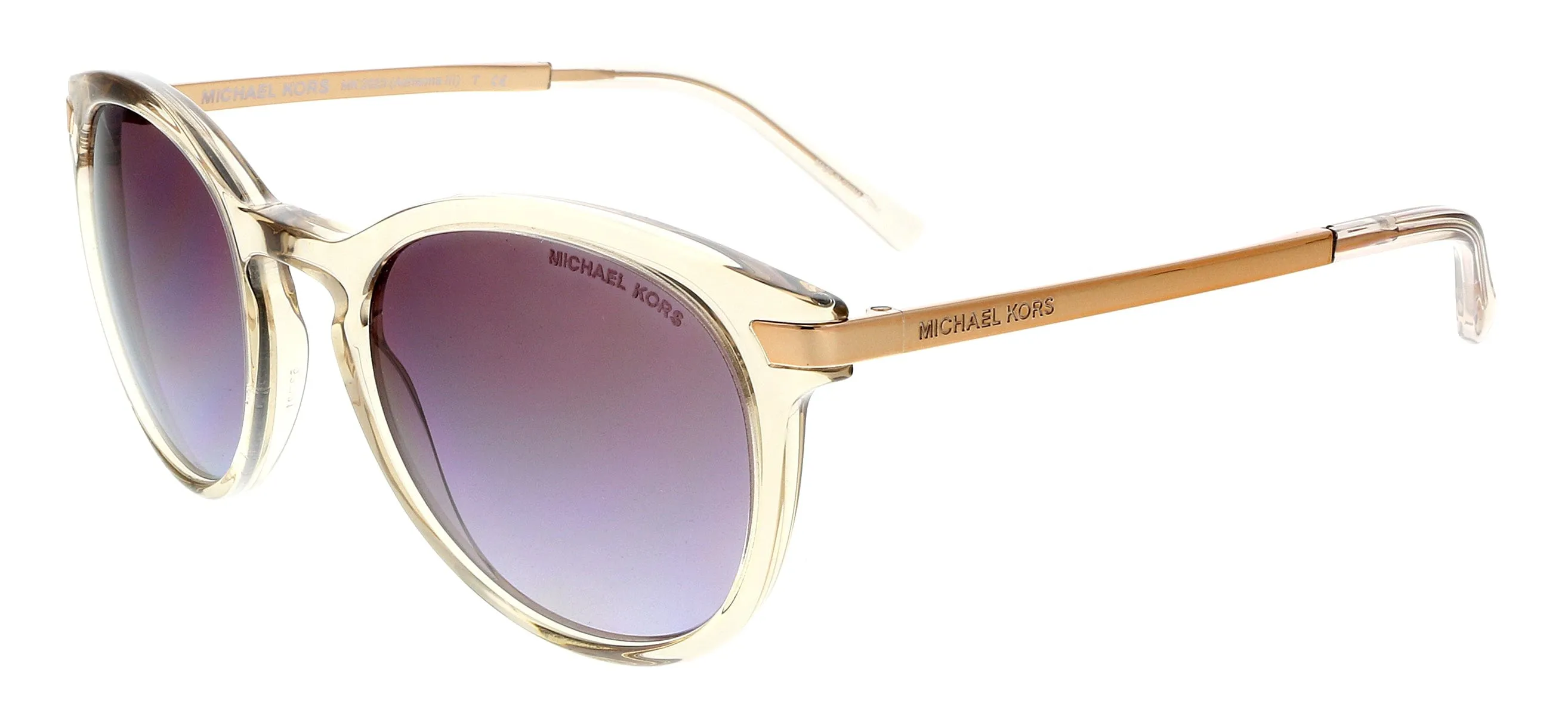 Michael Kors MK2023 33038H ADRIANNA III Light Beige Transparent Sunglasses
