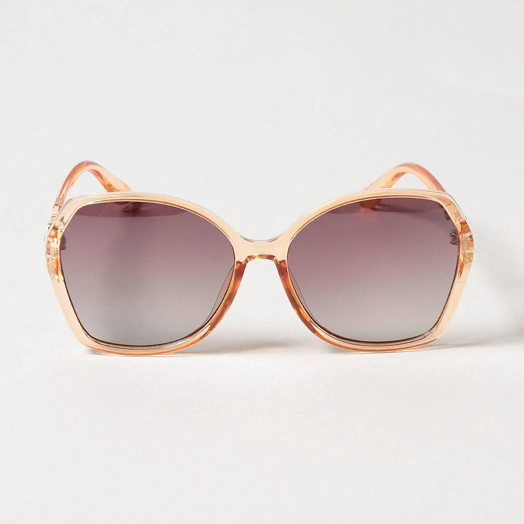 Oversized Round Frame Sunglasses