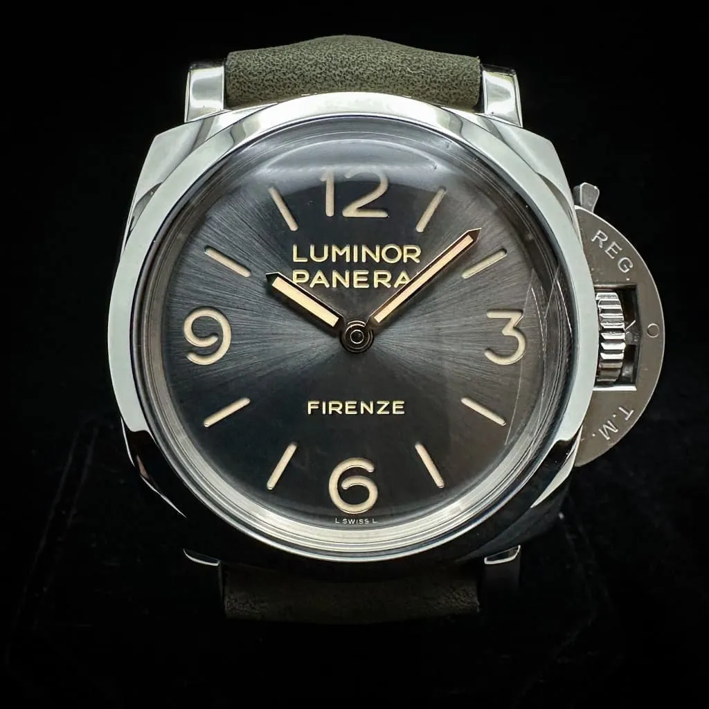 Panerai Special Editions Luminor 1950 3 Days Firenze - PAM00605 - Gray Dial 47mm Special Edition at Regard Jewelry in Austin, Texas