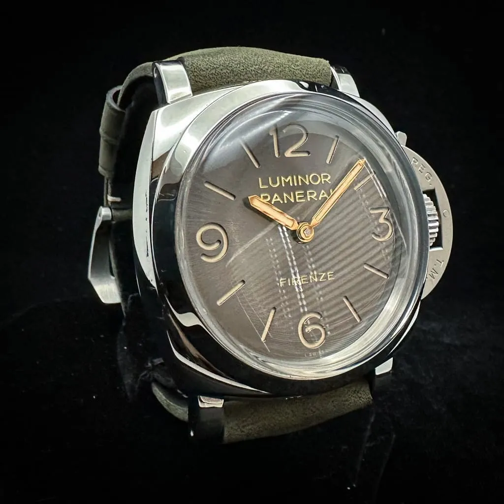 Panerai Special Editions Luminor 1950 3 Days Firenze - PAM00605 - Gray Dial 47mm Special Edition at Regard Jewelry in Austin, Texas