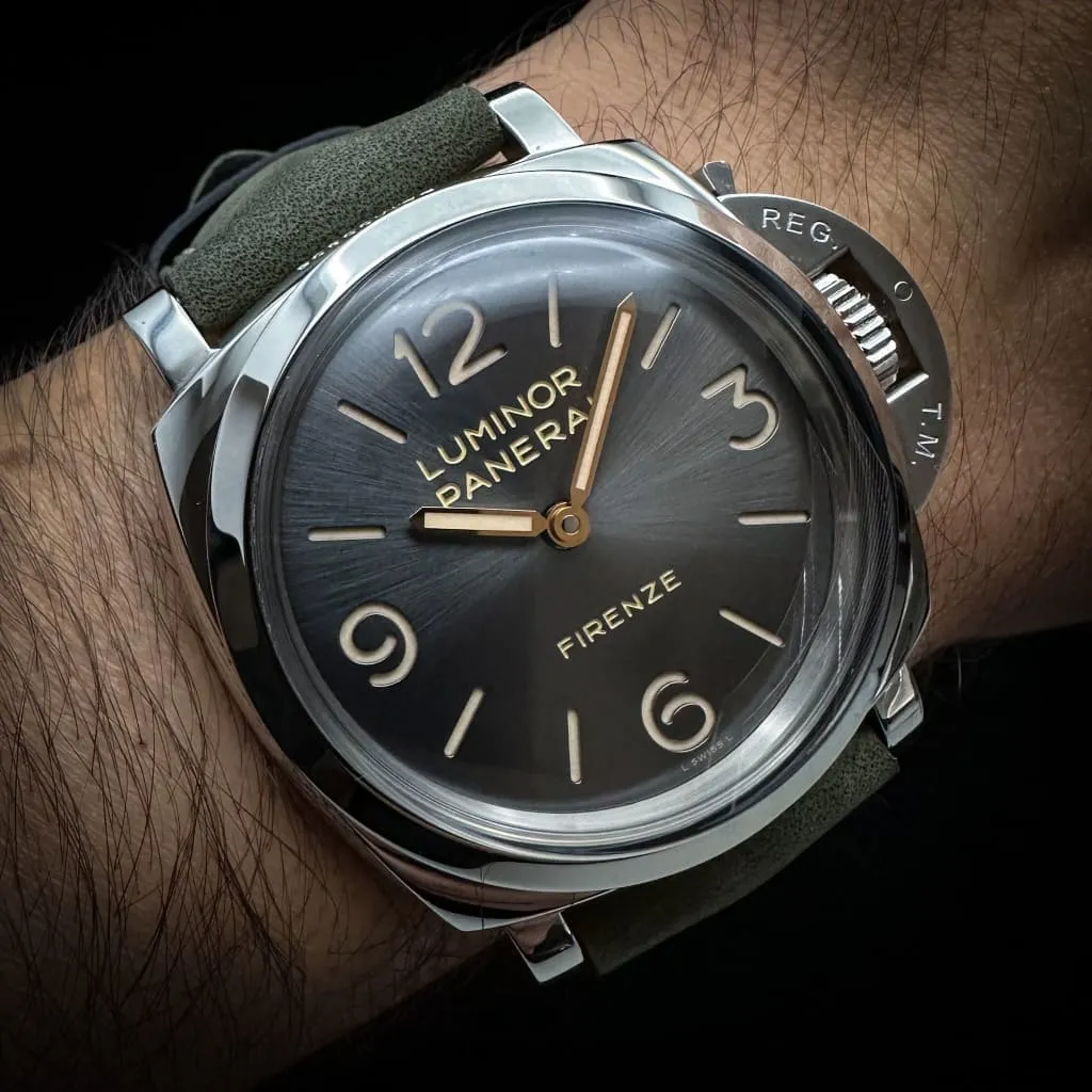 Panerai Special Editions Luminor 1950 3 Days Firenze - PAM00605 - Gray Dial 47mm Special Edition at Regard Jewelry in Austin, Texas