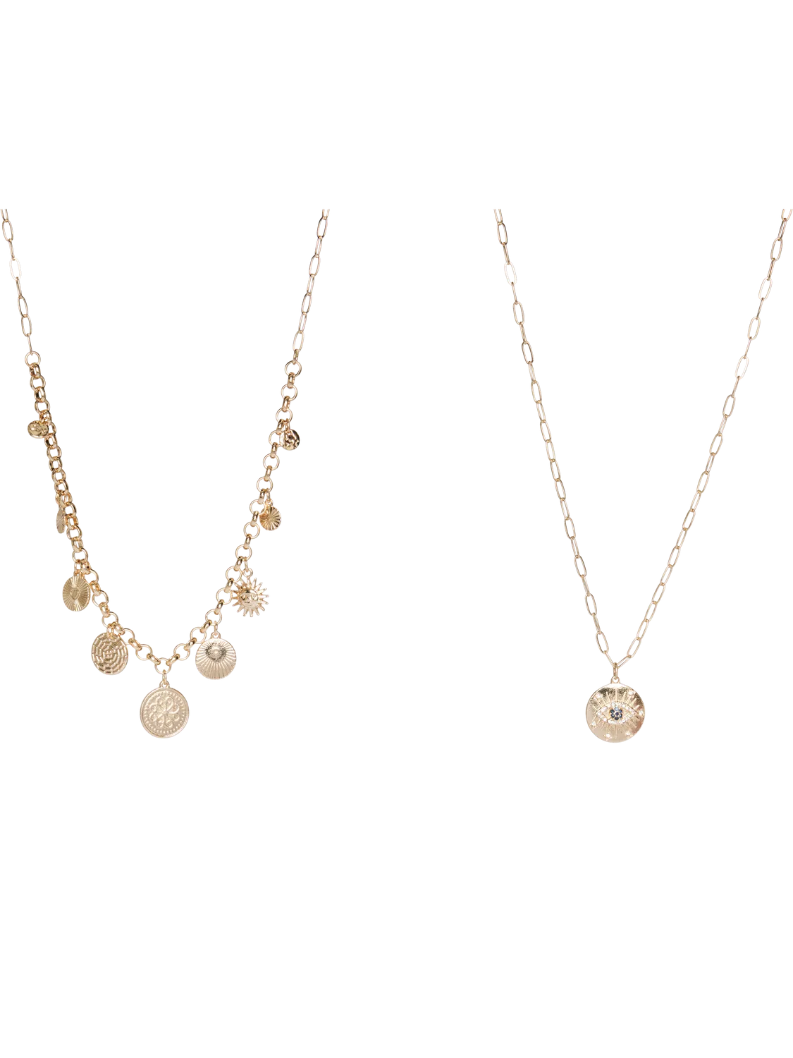 PCMETTE Necklace - Gold Colour