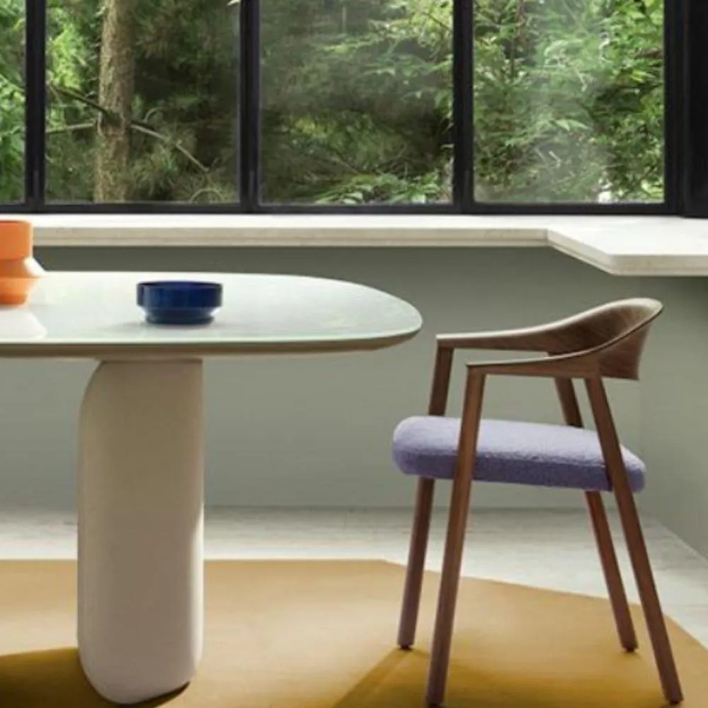Pedrali Héra 2865 padded armchair in fabric