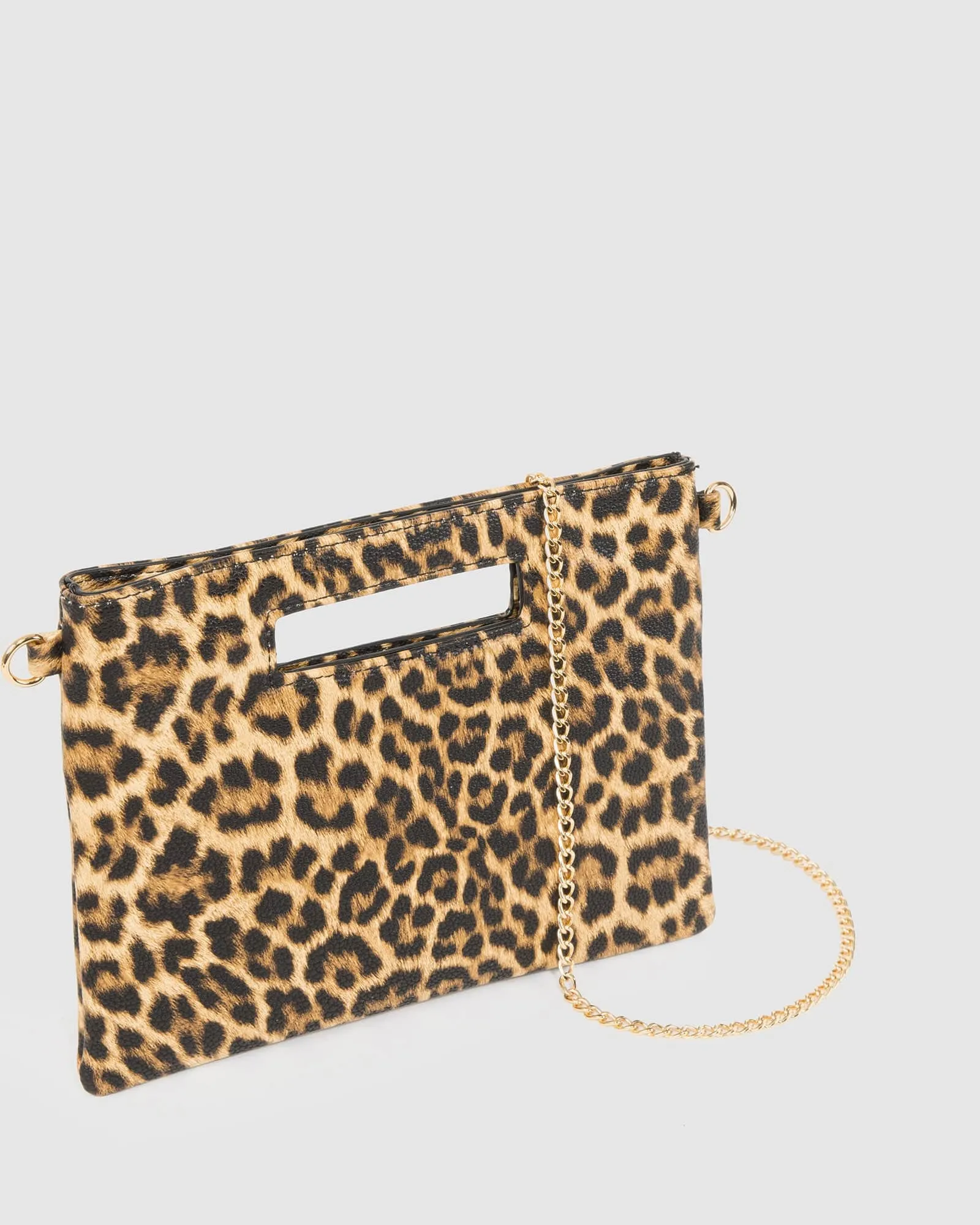 Print Esme Chain Clutch Bag