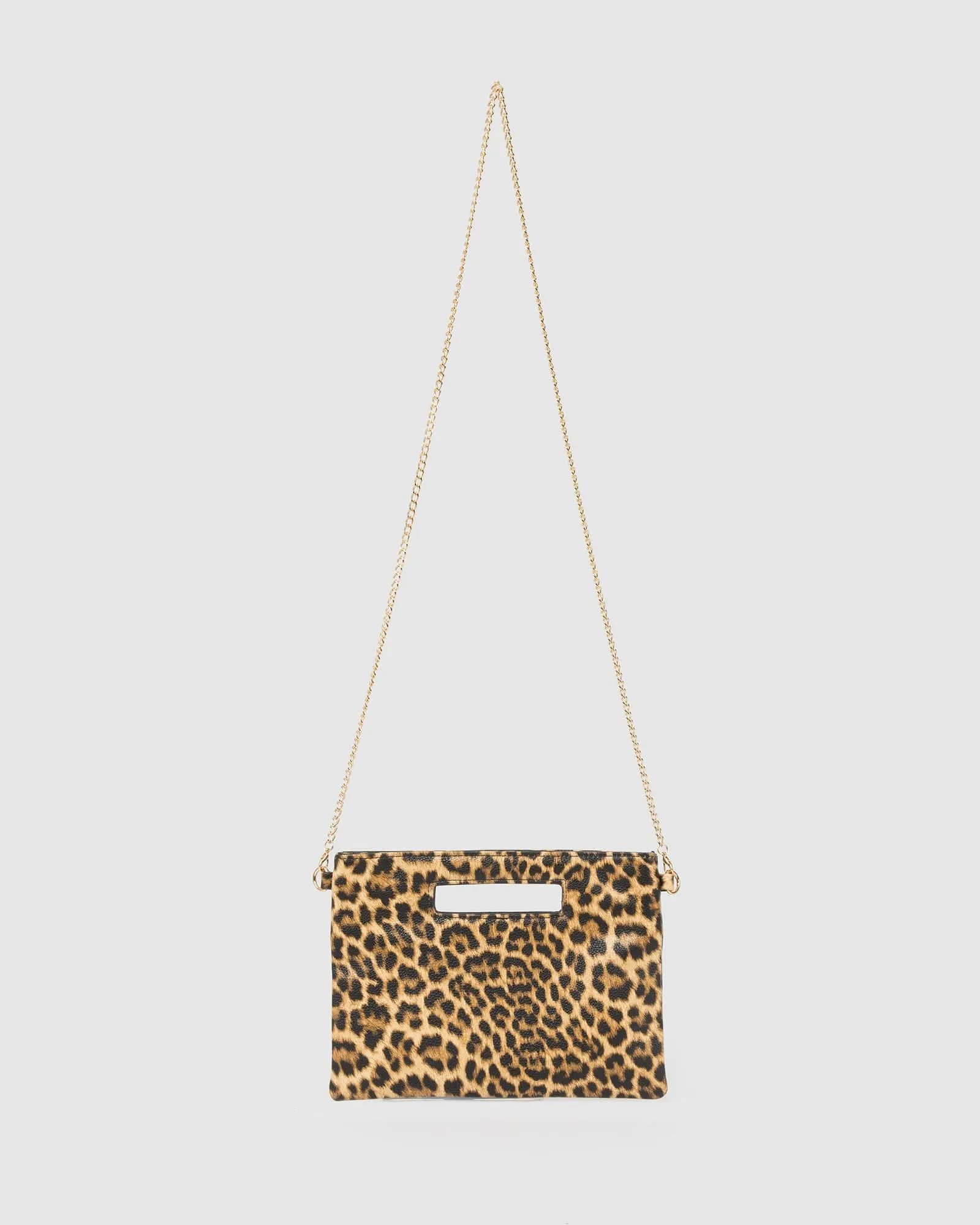 Print Esme Chain Clutch Bag