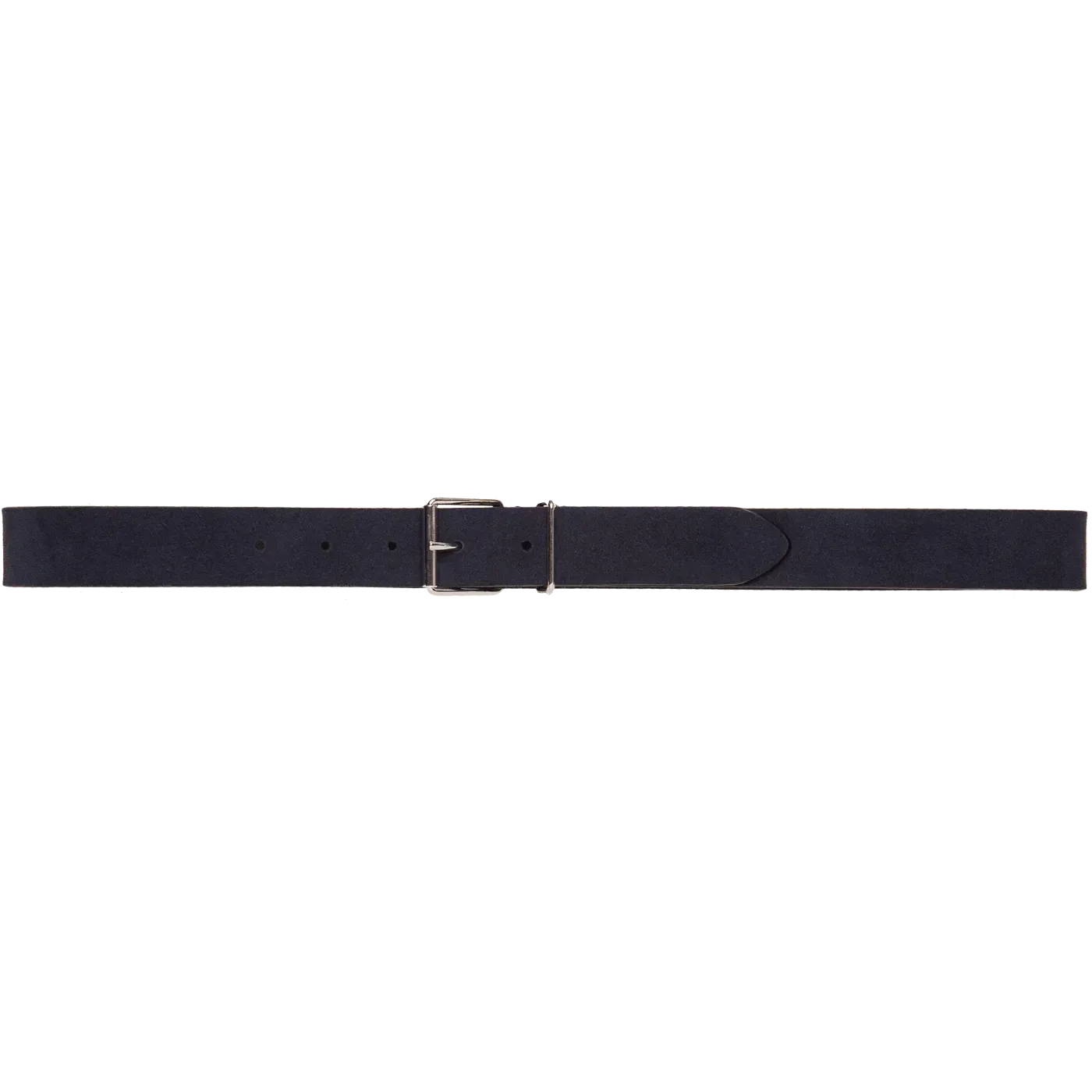 Slim Suede Belt - Navy
