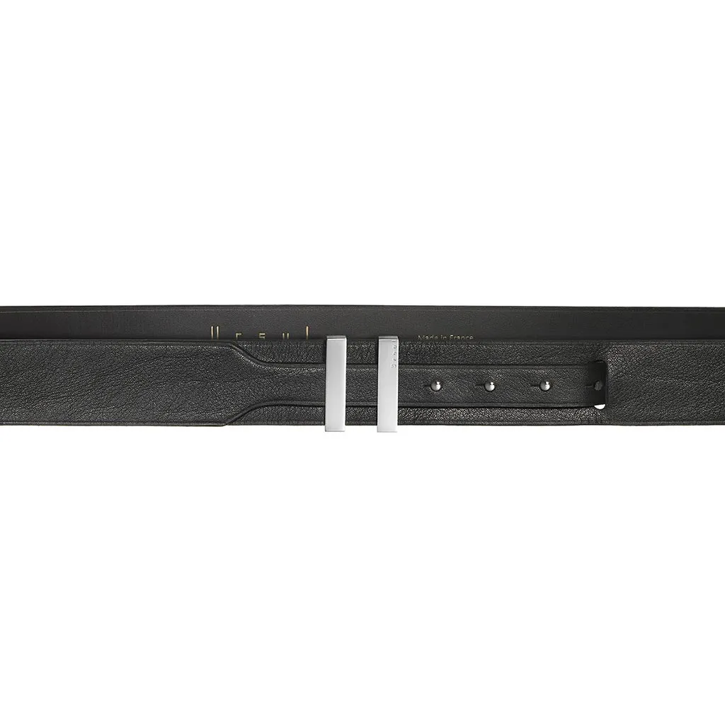 Spartiate 34 Black Leather Belt