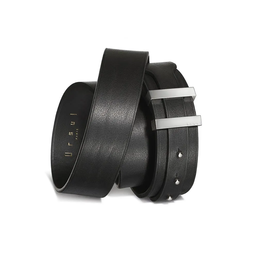 Spartiate 34 Black Leather Belt