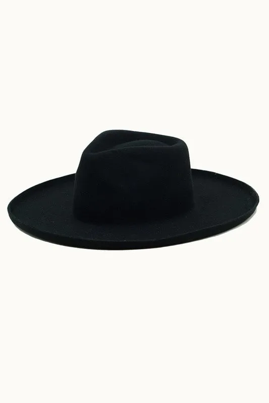 The Beverly Wool Panama in Black