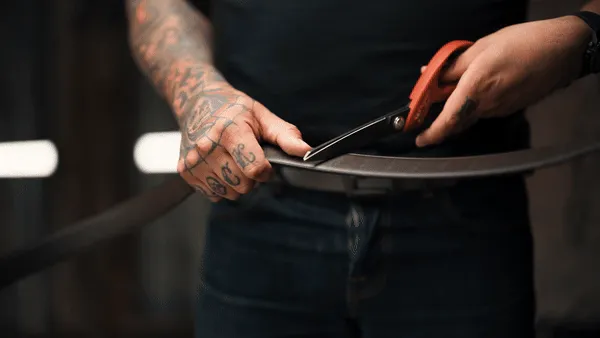 X1 BUCKLE | LEATHER GUN BELT 1.5"