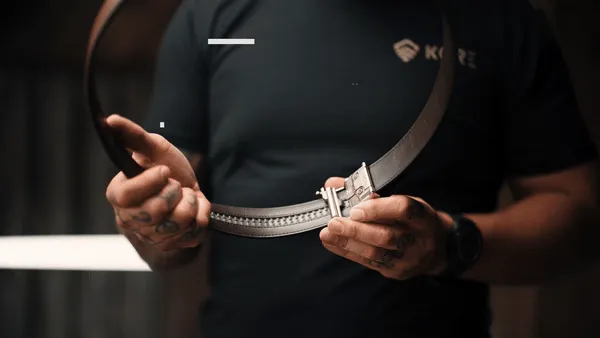 X1 BUCKLE | LEATHER GUN BELT 1.5"